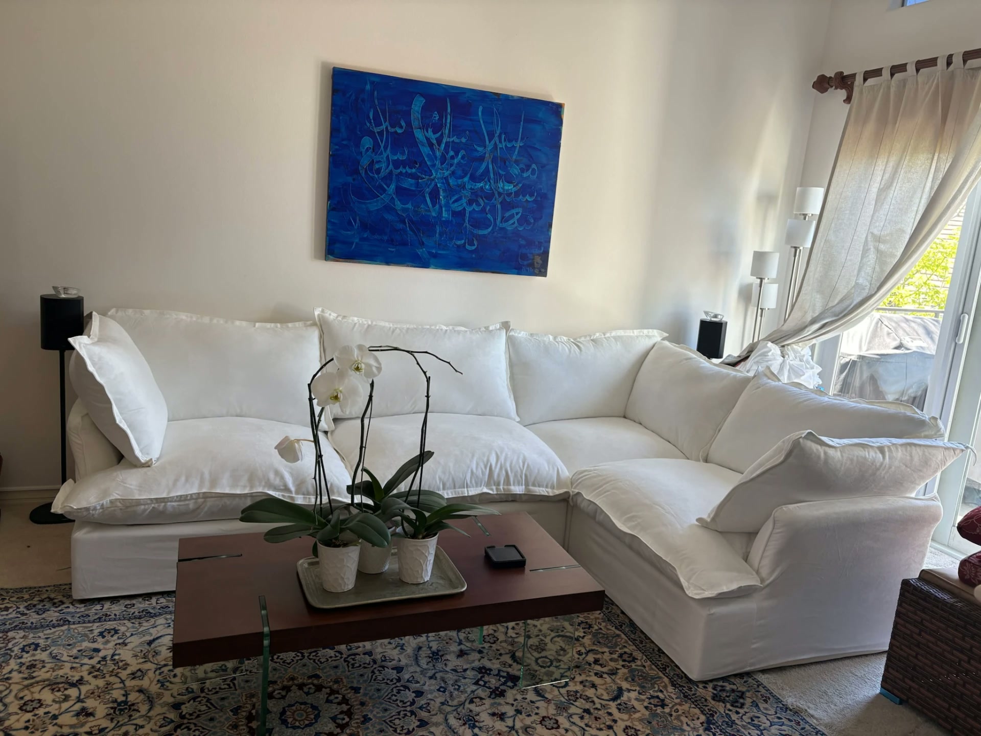 Ascend modular sofa styled in a home interior