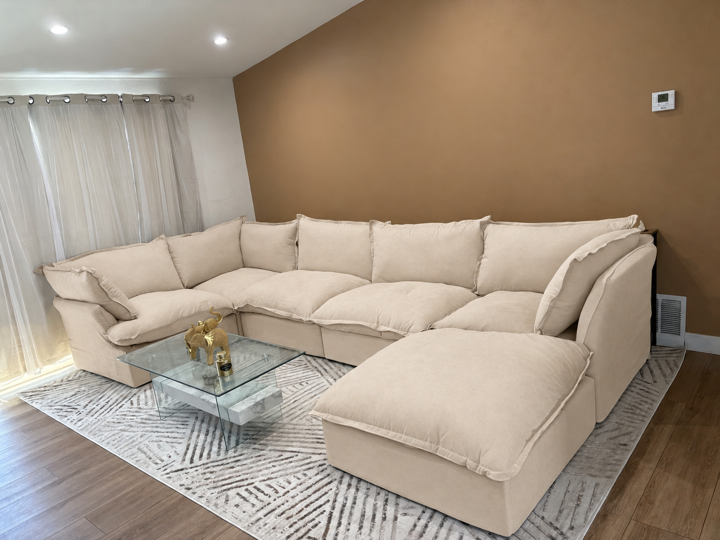 Ascend modular sofa styled in a home interior