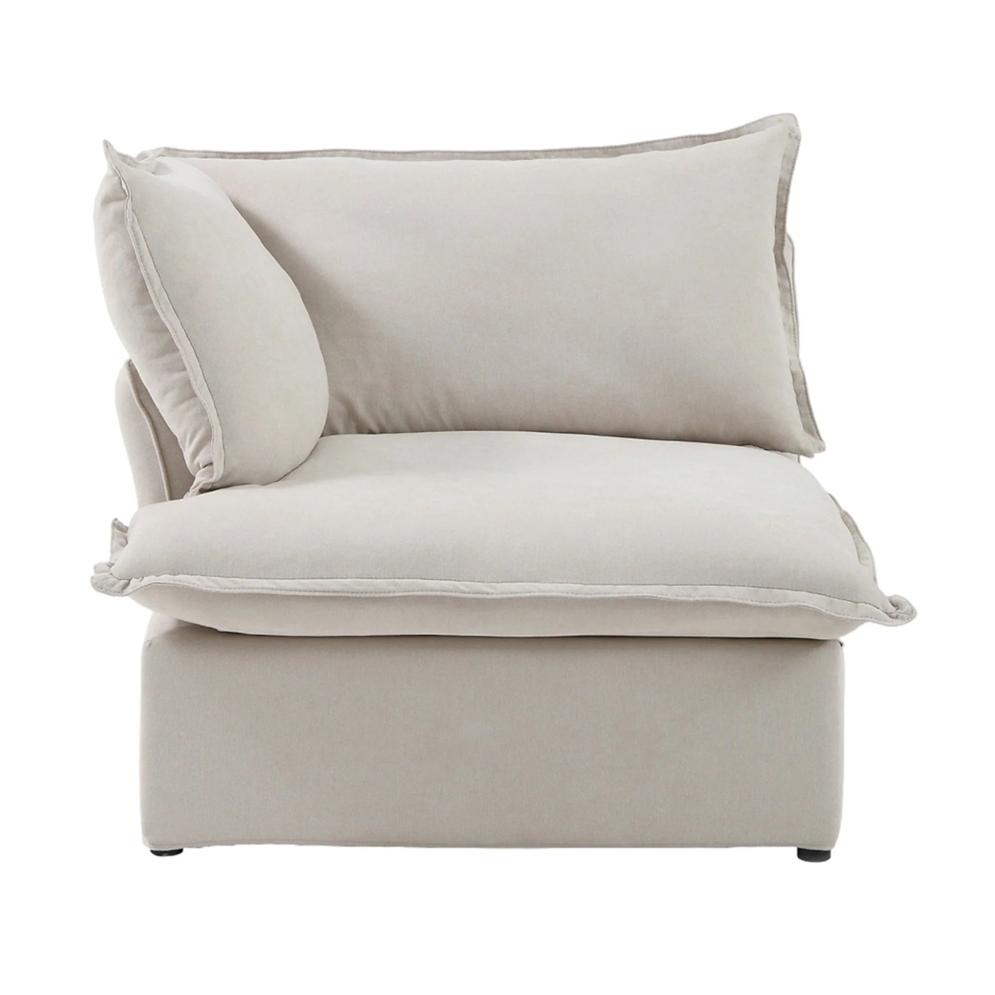 Ascend Haven Modular Pieces left armrest in beige