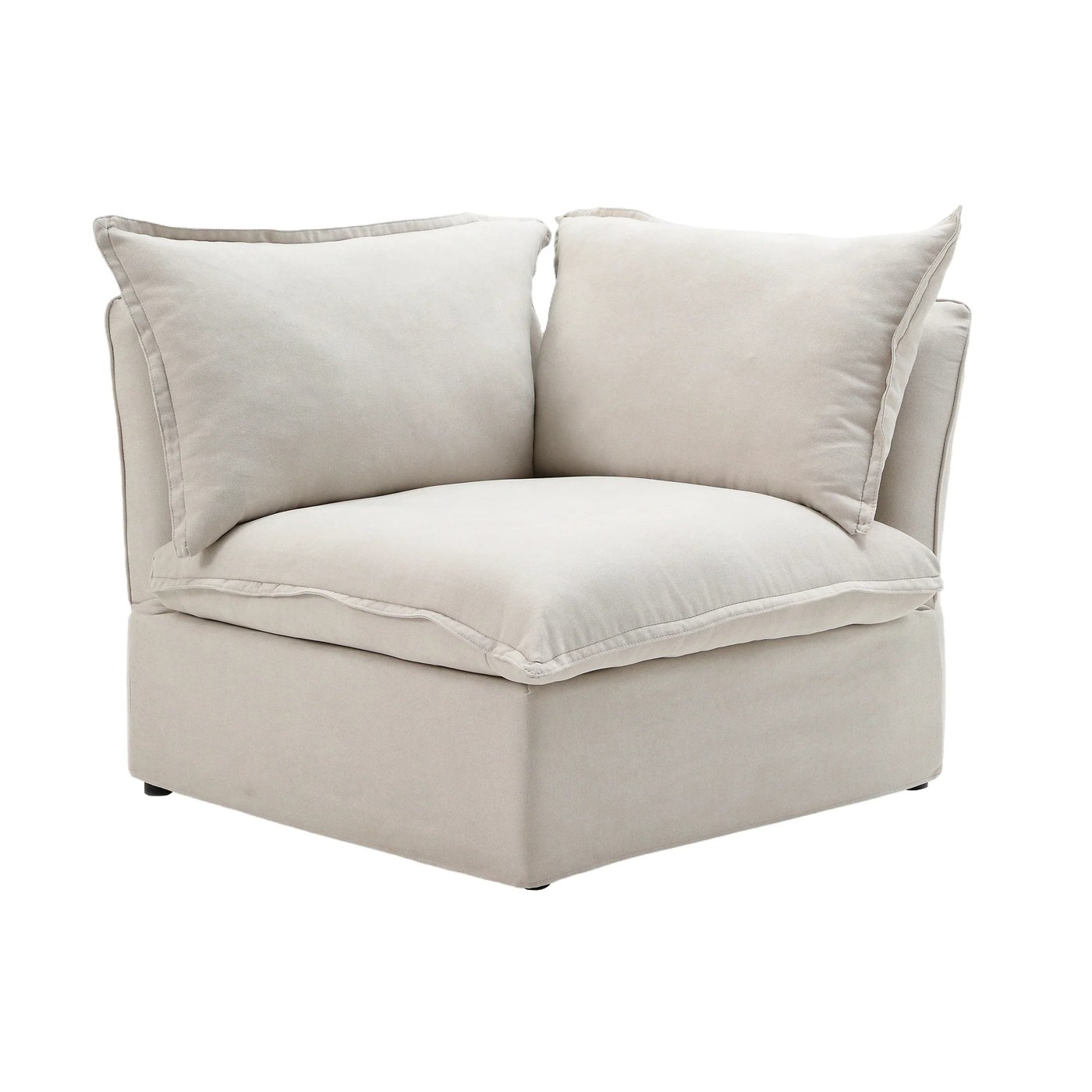 Ascend Haven Modular Pieces corner piece in beige